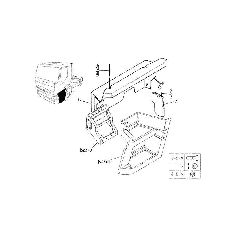 Support De Marche Pied Pour Renault Trucks P