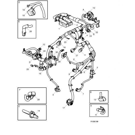 Faisceau Moteur Pour Renault Trucks P