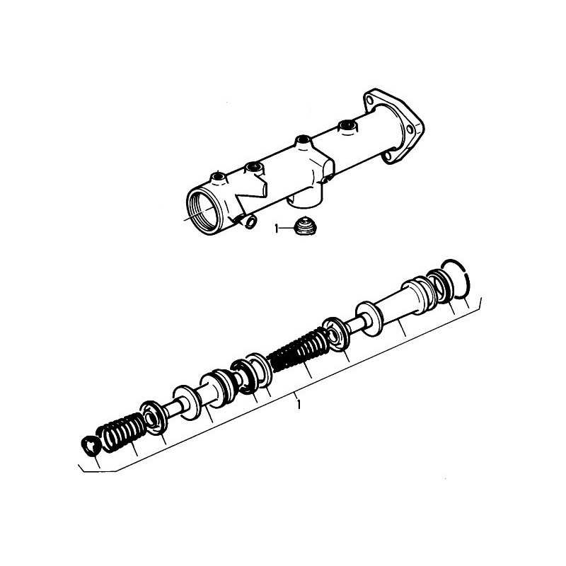Kit réparation maître cylindre de frein pour S.39888 Massey