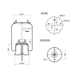 Coussin D'air Pneumatique D 65-70c pour Iveco Daily, Référence  IVE500042669