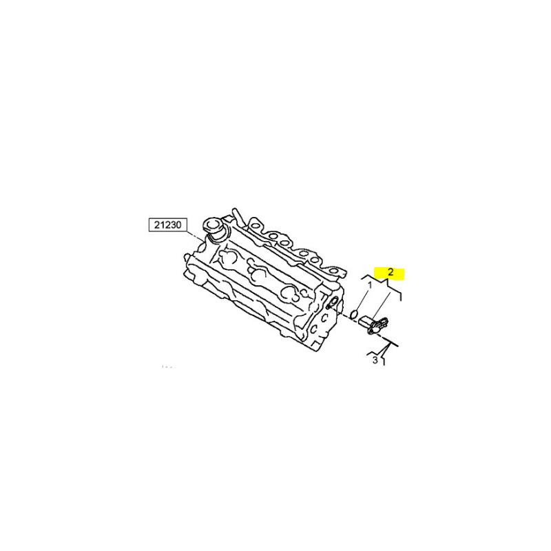 P3463-17  Outil de positionnement pour l'arbre à cames pour Audi