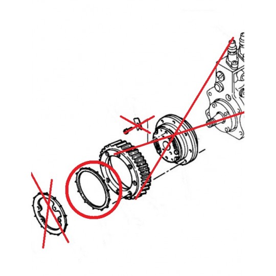 Entretoise D Avance Automatique De Pompe Injection Pour Renault