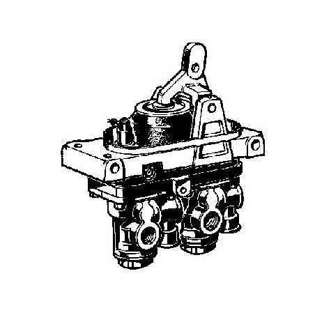 Robinet de frein à commande double pour Renault TRM4000