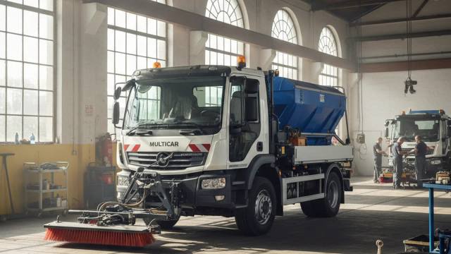 Multicar M31 : Le camion porte-outils Hako