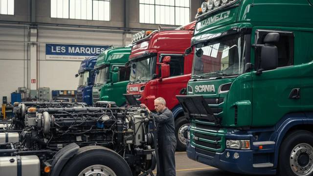 Camion Scania V8 : Moteur, Puissance, Historique