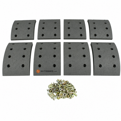 Kit de garnitures de frein à tambour essieu avant pour RENAULT - 5001860030S1 5001860031 — réf. 44T-3VW3L4, pièce détachée poids lourd