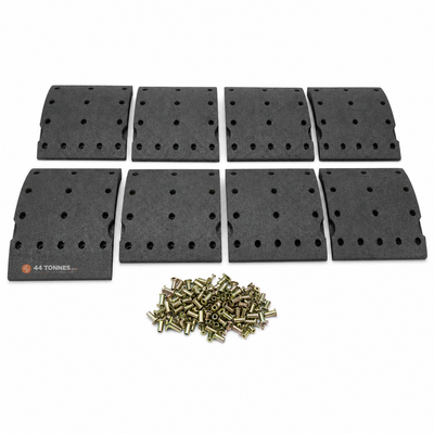 Kit de garnitures de frein à tambour essieu arrière pour VOLVO - 0003093260 0003095170 270521 — réf. 44T-G2KXSM, pièce détachée poids lourd