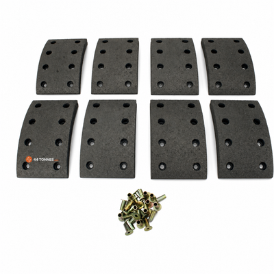 Kit de garnitures de frein à tambour essieu arrière - MERCEDES-BENZ 3524210110 3524210210 3524210510 — réf. 44T-KQAP5W, pièce détachée poids lourd
