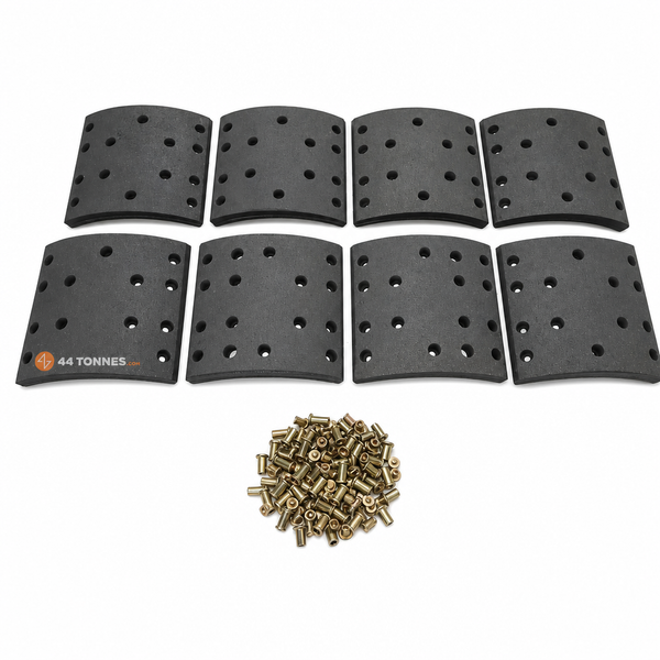Kit de garnitures de frein à tambour pour IVECO - 01906202