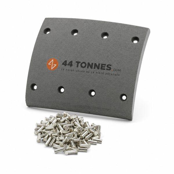 Kit de garnitures de frein à tambour essieu arrière pour SCANIA - 0551169 1304932 162869