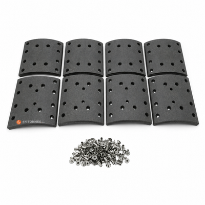 Kit de garnitures de frein à tambour pour IVECO - 0000002992123 0000002992125 0000002996501 — réf. 44T-YWVTAL, pièce détachée poids lourd
